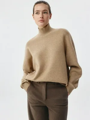 Свитер с воротником-стойкой, арт. 12846