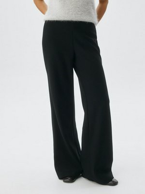 Трикотажные широкие брюки с утеплением, арт. 12849