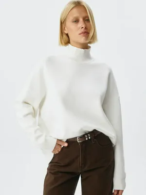 Свитер с воротником-стойкой, арт. 12863