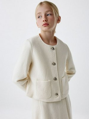 Жакет из смесовой шерсти для девочек, арт. 12869