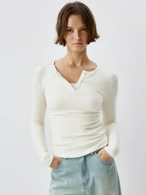 Лонгслив на пуговицах, арт. 12873