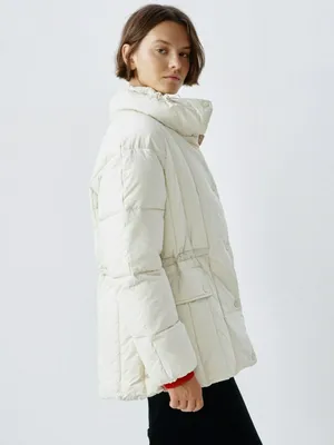 Стеганая куртка с высоким воротником, арт. 12874