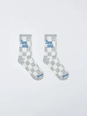 Длинные вязаные носки, арт. 12879