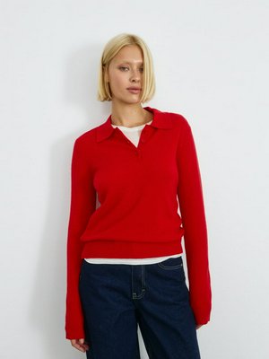 Вязаный джемпер-поло из шерсти, арт. 12886