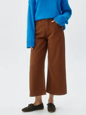 Укороченные джинсы-кюлоты, арт. 12894