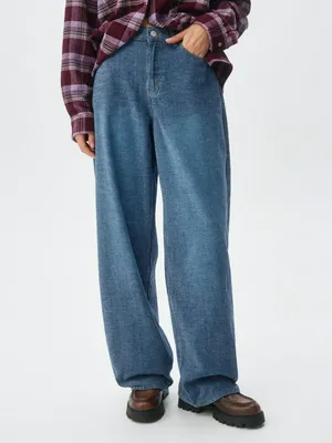 Утепленные джинсы Loose Boyfriend, арт. 12923