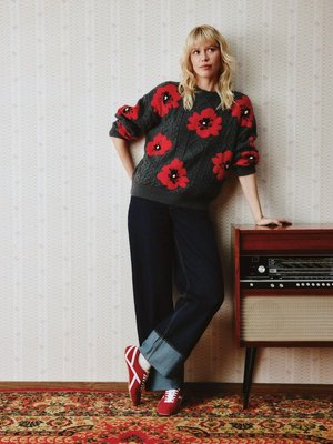 Джинсы Loose Straight с подворотом, арт. 12924