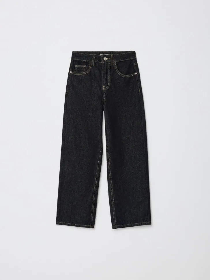 Джинсы Baggy для мальчиков, черный, арт. 12935