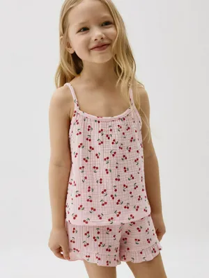 Пижама из муслина для девочек, арт. 12943