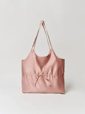 Сумка-шоппер из сатина с бантиком, арт. 13006