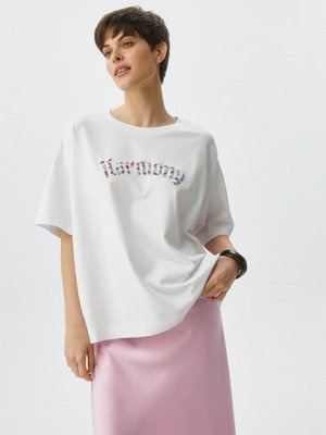 Футболка оверсайз с принтом, арт. 13012