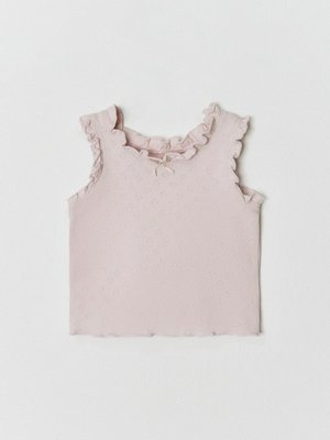 Трикотажный топ для малышей, розовый, арт. TD123