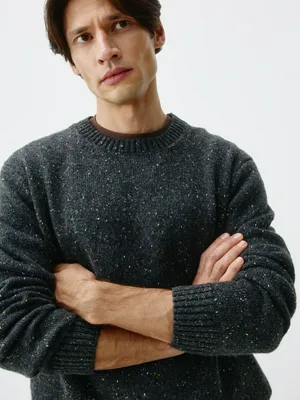 Вязаный джемпер из смесовой шерсти, арт. 13019