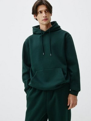 Худи Regular Fit из футера, зеленый, арт. 13023