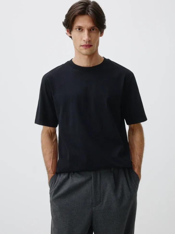 Базовая футболка PETER REGULAR FIT, черный, арт. 13025