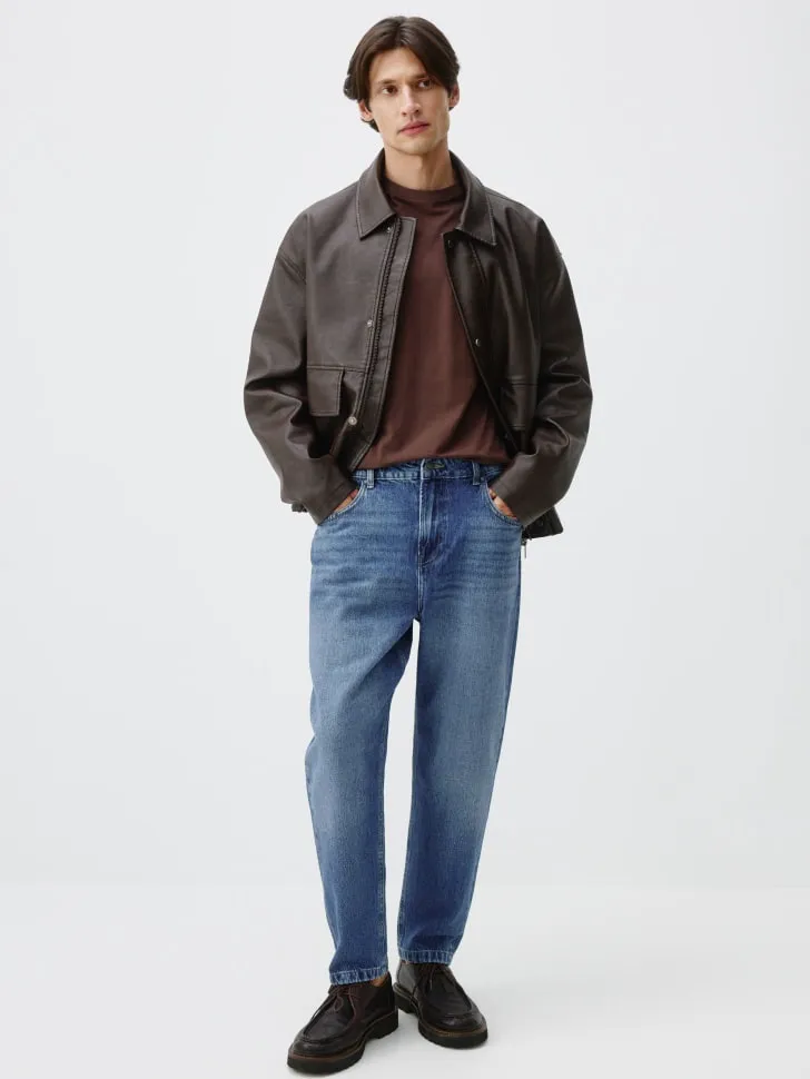 Джинсы STRAIGHT FIT со средней посадкой, синий, арт. 13032