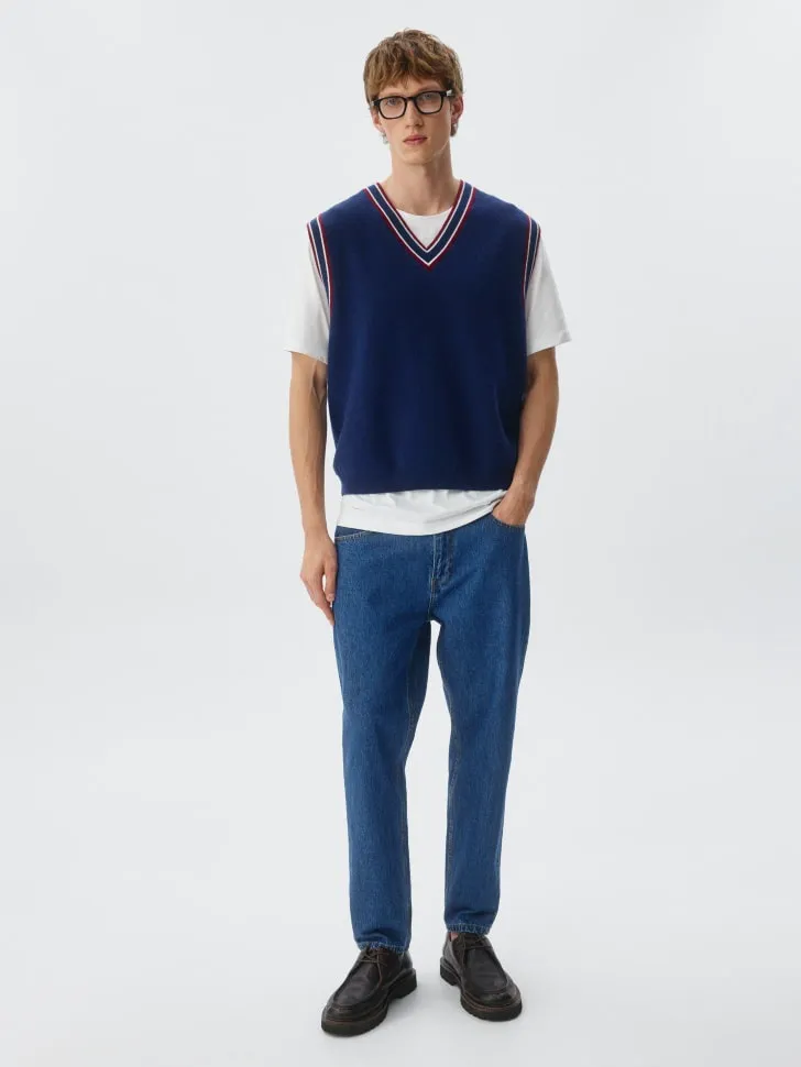 Джинсы CARROT FIT со средней посадкой, синий, арт. 13039