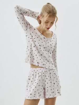 Домашний лонгслив с принтом, арт. 13050