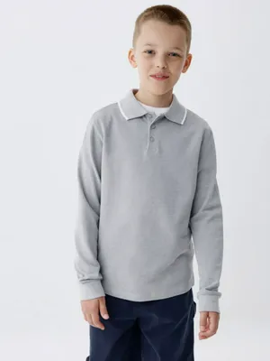 Поло с длинным рукавом, арт. 13058