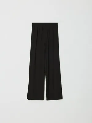 Трикотажные брюки с разрезами для девочек, арт. 13075