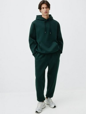 Базовые джоггеры из футера, темно-зеленый, арт. JOGGERS001