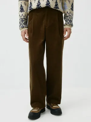 Вельветовые брюки прямого кроя, арт. 13083