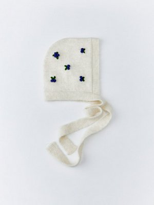 Вязаная шапка-чепчик, арт. 13084