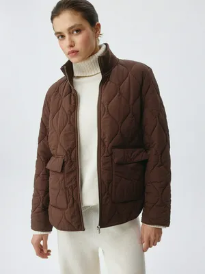 Стеганая куртка оверсайз, арт. 13085