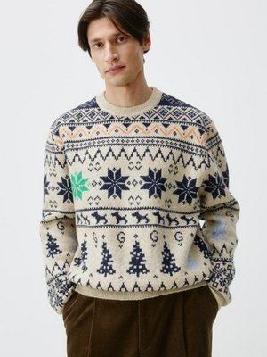 Новогодний джемпер с содержанием шерсти, арт. 13091