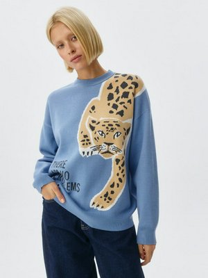 Вязаный джемпер с жаккардовым принтом, арт. 13106