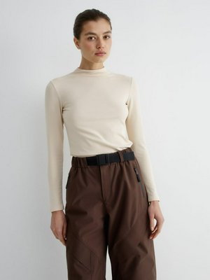 Лонгслив в мелкий рубчик, арт. 13154