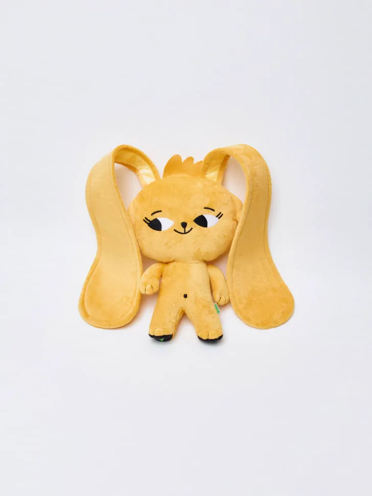 Мягкая игрушка Зая Мая, желтый, арт. 13158