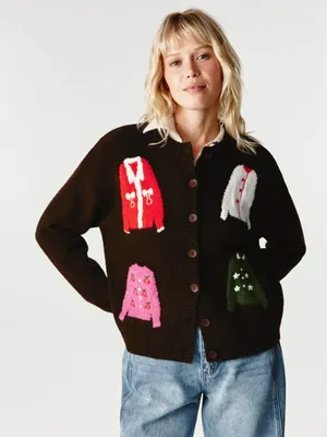 Кардиган с содержанием шерсти, арт. 13163