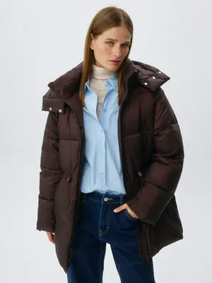 Базовая стеганая куртка из ткани рипстоп, арт. 13171