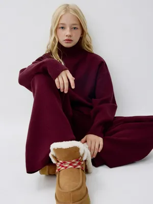 Базовый свитер оверсайз для девочек, арт. 13175