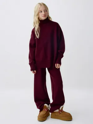 Широкие вязаные брюки, арт. 13180