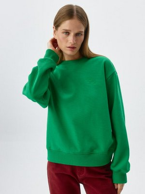 Свитшот из футера с текстовой вышивкой, арт. 13183