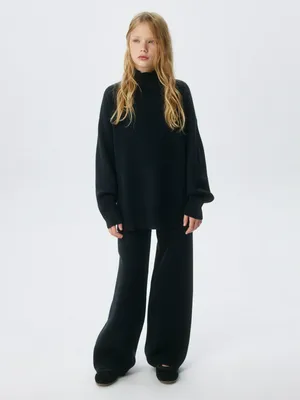 Широкие вязаные брюки, арт. 13185