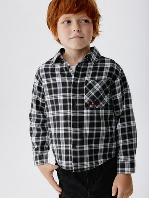 Рубашка из твила в клетку, арт. 13220