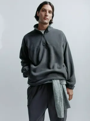 Флисовая толстовка Oversize fit, арт. 13224
