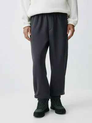 Утепленные джоггеры карго, арт. 13230