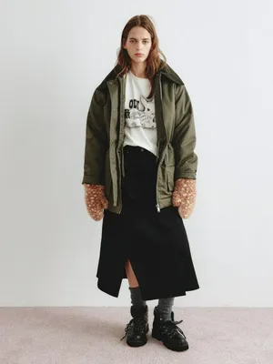 Джинсовая юбка миди SELA Young, арт. 13240