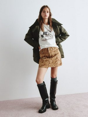 Джинсовая мини юбка, арт. 14784