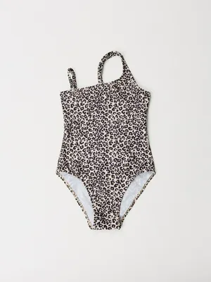 Леопардовый слитный купальник, арт. 14801