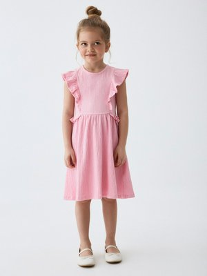 Платье с оборками для девочек, розовый, арт. Не указан