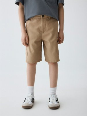 Шорты карго для мальчиков, бежевый, арт. A12345
