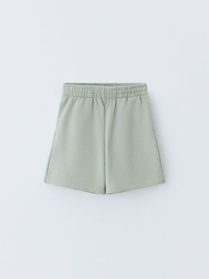 Трикотажные шорты для девочек, светло-зеленый, арт. SHRT_DVCK_001