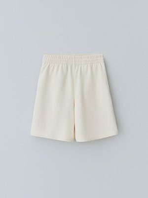 Трикотажные шорты для девочек, молочный, арт. ART001