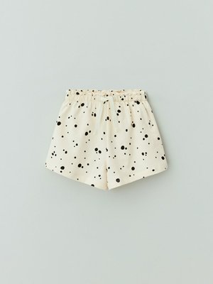 Трикотажные шорты с принтом, бежевый, черный, арт. 0000