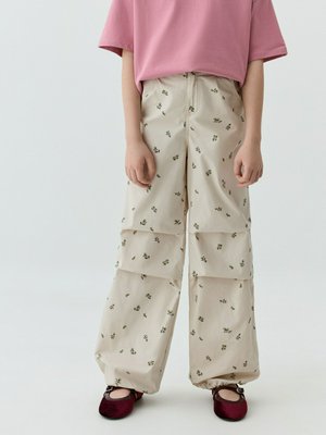 Брюки-парашюты с принтом, бежевый, арт. ART001
